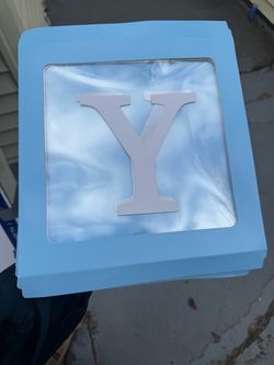 Decorative Letter Y in Gift Box