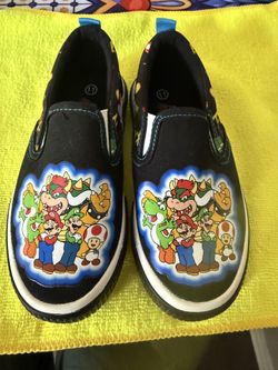 Super Mario Slip On Shoes