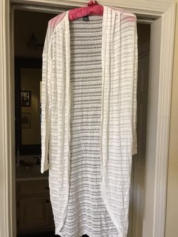 Chelsea and Theodore Ivory Cardigan Small