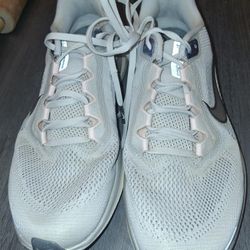 Womens Size 9.5  Nike Air Zoom Pegasus 41 Photon Dust Metallic Pewter  Sneakers