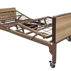 Full-Electric Twin Size Bed w-Full Side Rails-Pkg