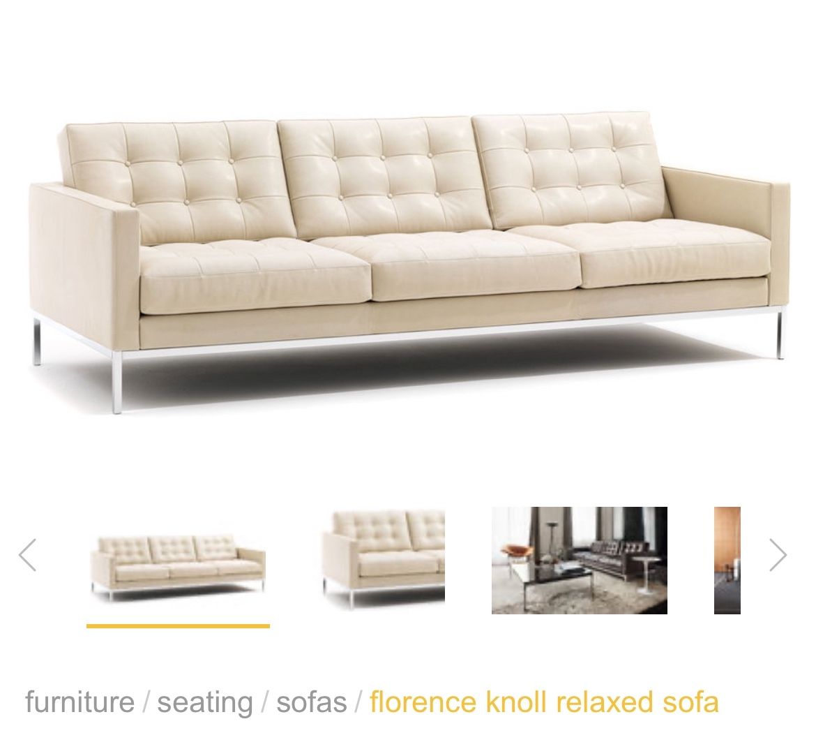 BRAND NEW Knoll Style Sofa