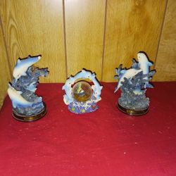 Dolphin Ornaments  All 3 For $10
