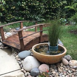 Custom Designed Garden Real Wooden Bridges 