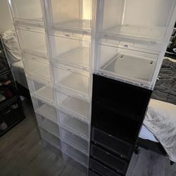 Shoe Box Storage Drop-Front Box Container Store