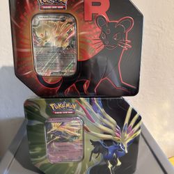 Pokemon Xerneas Ex Tin And Team Rocket’s Persian Tin