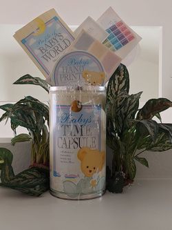 Baby Time Capsule w/hand print kit -MUST SELL