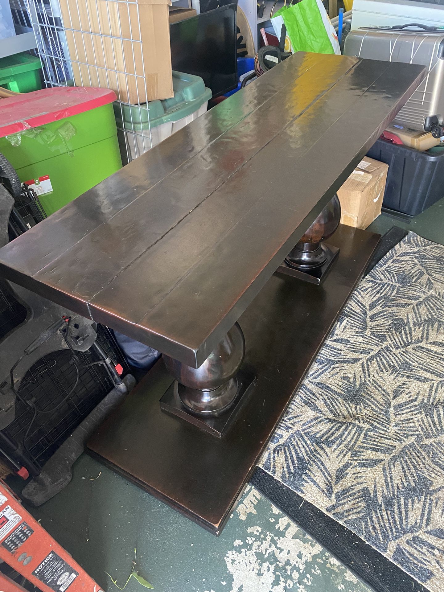 Mahogany Console Table