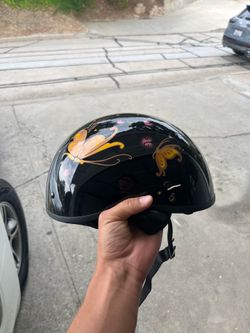 butterfly graphic helmet