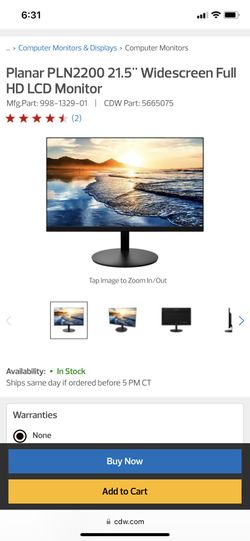 22in Wide FHD LED LCD Monitor