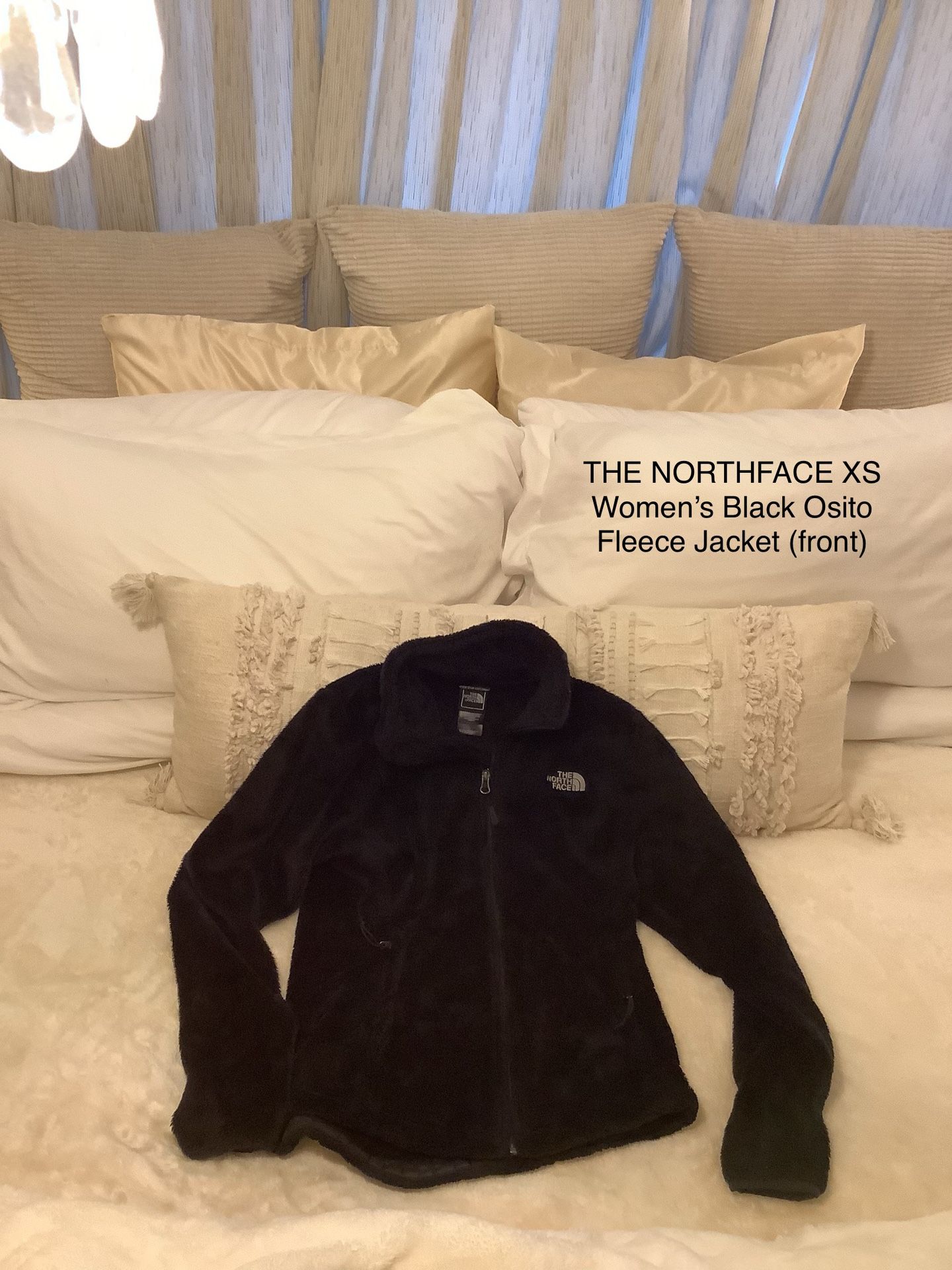 The Northface XS Osito Black Fleece Jacket