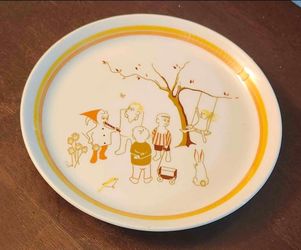 ​Vintage 1976 Shenango China Children’s Playtime Plate – Rare MCM Restaurant Ware