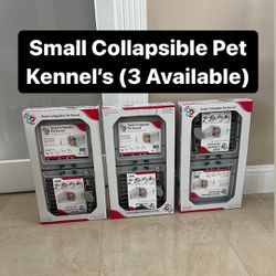 Brand New Small Collapsible Pet Kennels For Dogs & Cats (3 Available) Serious Buyers Only!