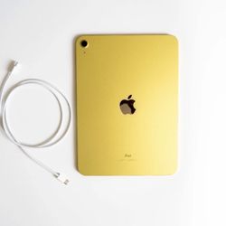 Apple iPad (10th Generation) A2696 256 GB, Wi-Fi, 10.9 in - Yellow