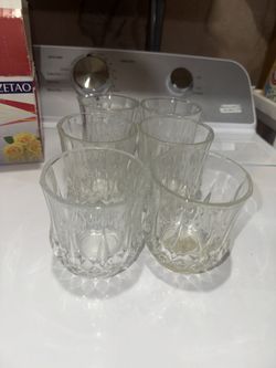 6 glasses cups