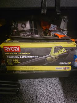 Ryobi jet fan blower