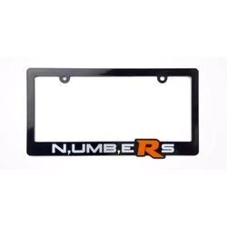 " NUMBERS " LICENSE PLATE FRAME