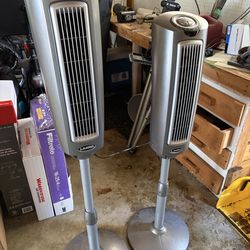 2 Lasko Pedastal Fans