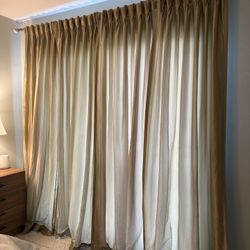 Custom Satin Blackout Curtains 