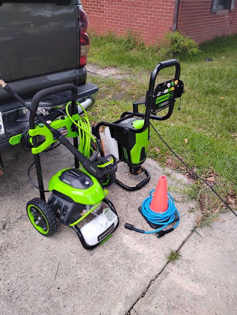 Brand New Greenworks Pro Electric Pressure Washers