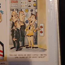 1950s War Cartoon PostCards