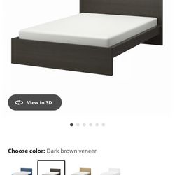 Bed Frame IKEA Full Brown