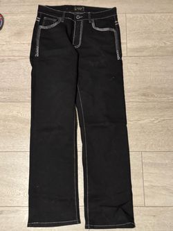 Black boocut jeans not used but no tags si e 30x30