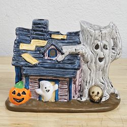 Haunted House Votive Candle Holder | Russ Berrie and Co. 

