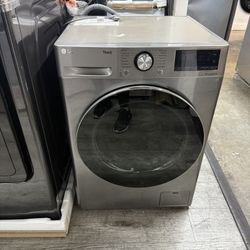 LG - 24” Wide All In One Washer / Dryer In Graphite Steel 