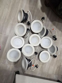 (12) 4" downlights