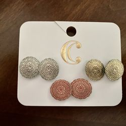 Charming Charlie Stud Earrings Set