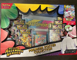 Looking to trade Ascended Heroes poster collection for Chaos Rising Pokemon Center ETB