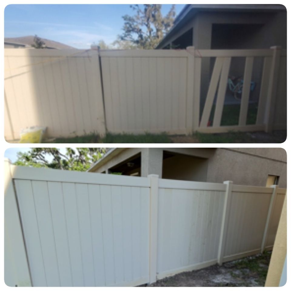Vinyl Fence Re Pair Ins Tall
