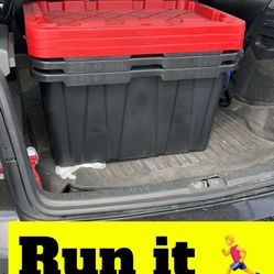 27 Gallons Storage Containers $10 Each