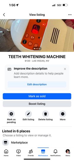 TEETH WHITENING MACHINE