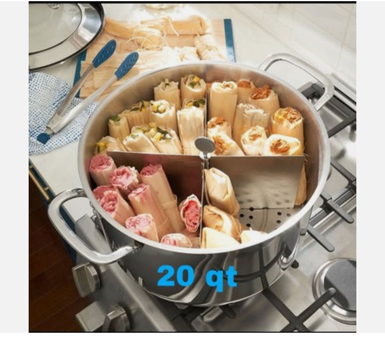 Olla Baporera De 20 Cuartos