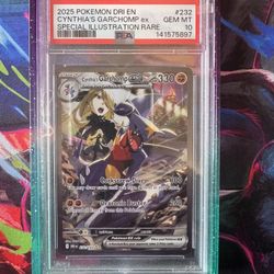 Cynthia’s Garchomp Special Illustration Rare PSA 10 Destined Rivals - Pokemon