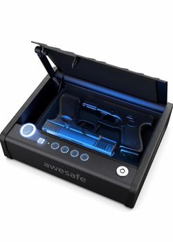 Awesafe Gun Safe Biometric Fingerprint Password Pistol Safe
