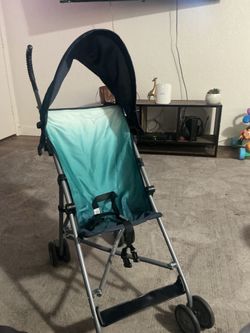 Blue stroller new