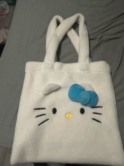 Hello kitty forever 21 plush fleece tote bag