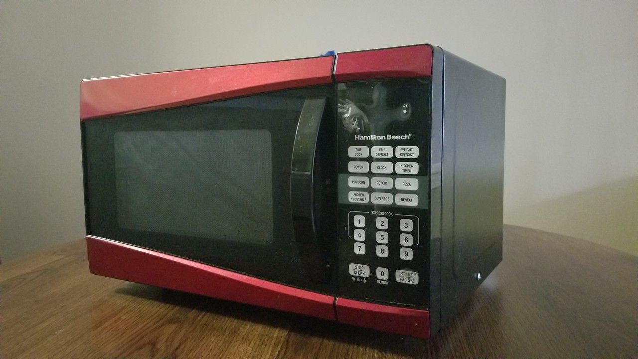 Hamilton Beach Red Microwave