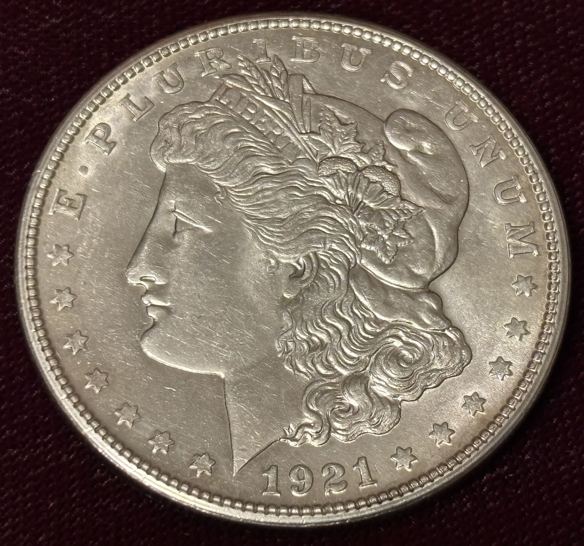 $1 1921 Morgan Dollar, Coin USA