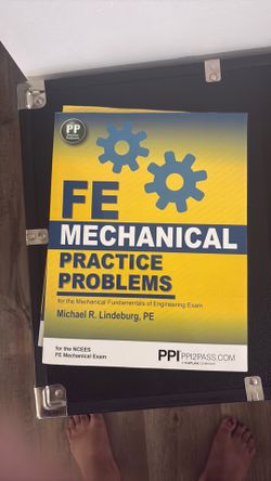 FE mechanical practice problems book