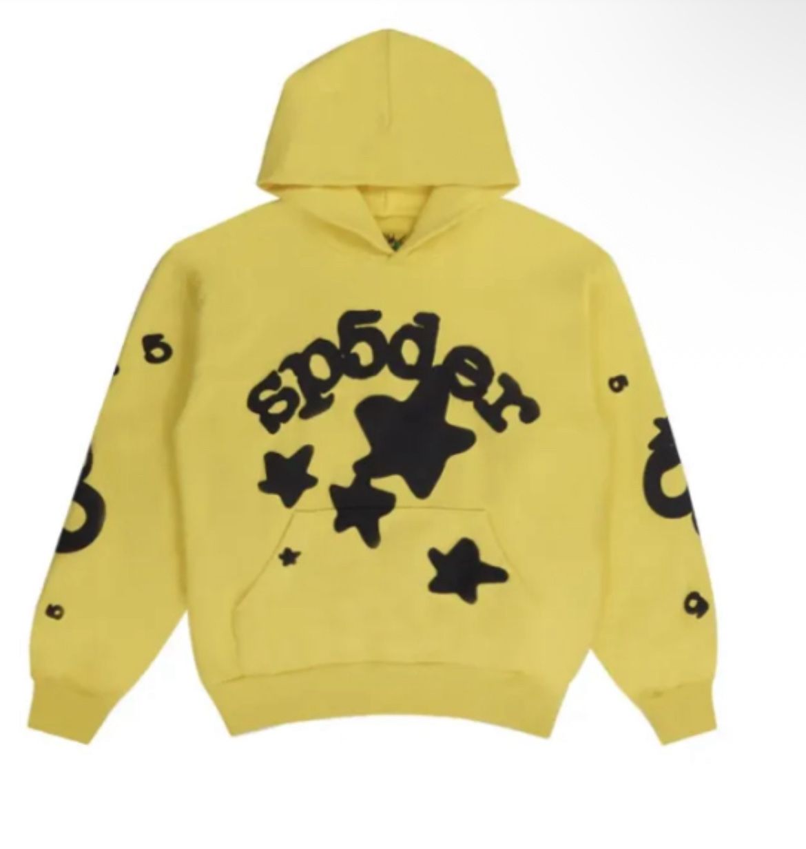 Sp5der Pink Hoodie Black