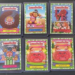 Garbage Pail Kids 10 Booger Green Parallel Cards Lot#1