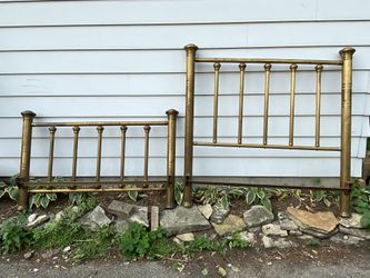 Antique Brass Headboard/Foot Board