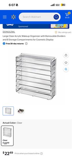 Makeup organizer