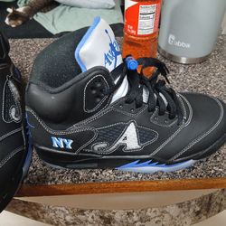 Air jordan retro 5 black ny awake
