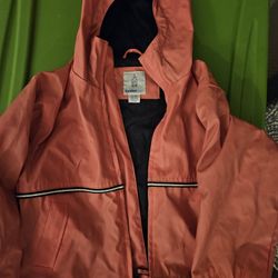 Like New Waterproof quality LONDON FOG Girls Size 4 Raincoat