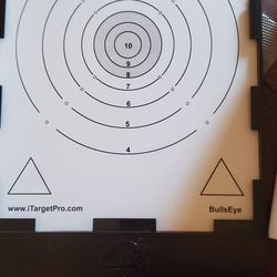 iTarget 9mm Laser Bullet Target